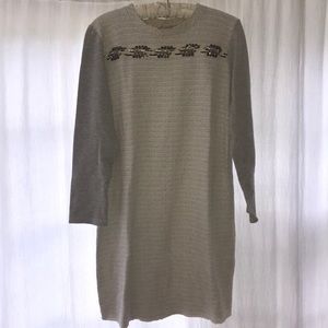 Long sleeve sweater dress